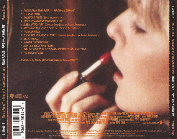 Angelo Badalamenti : Twin Peaks - Fire Walk With Me (CD, Album, ARC)