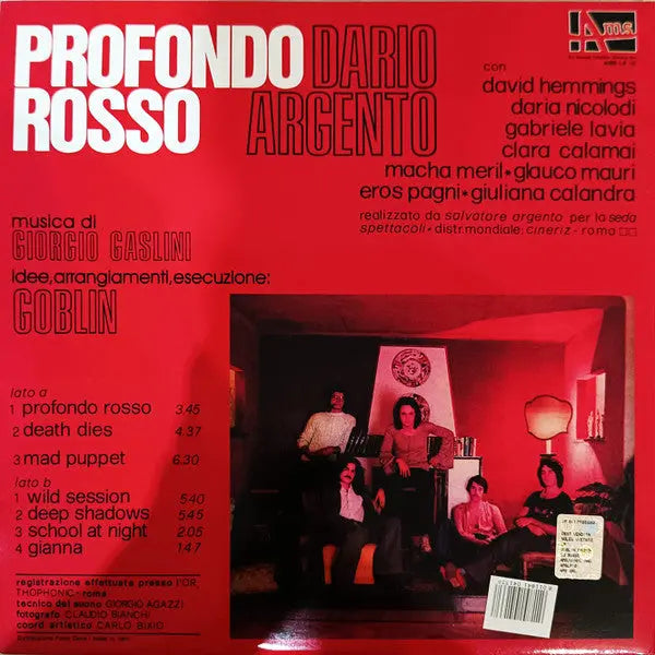 Goblin : Profondo Rosso (LP, Album, Ltd, RE, Gat)
