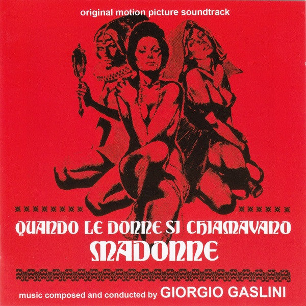 Giorgio Gaslini : Quando Le Donne Si Chiamavano Madonne (CD, Album, RE)
