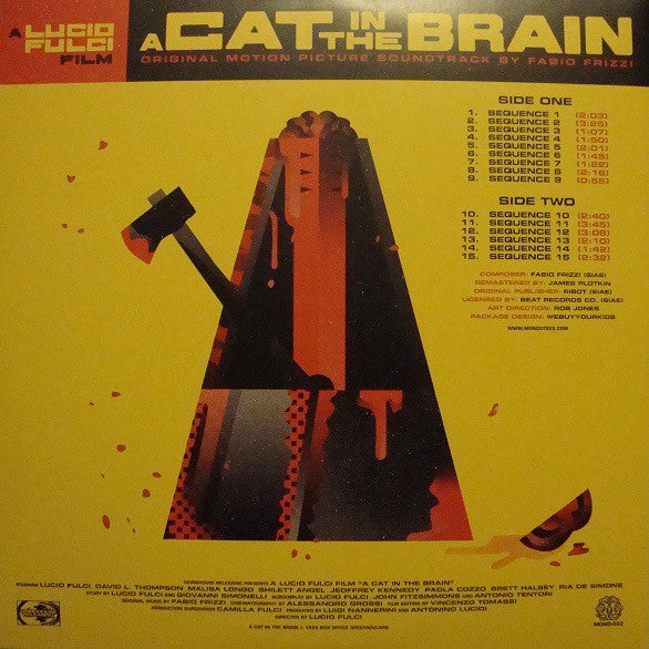 Fabio Frizzi : A Cat In The Brain (Original Motion Picture Soundtrack) (LP, 180)