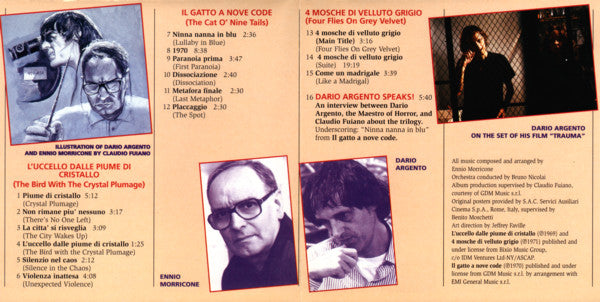 Ennio Morricone : An Ennio Morricone • Dario Argento Trilogy (CD, Comp)