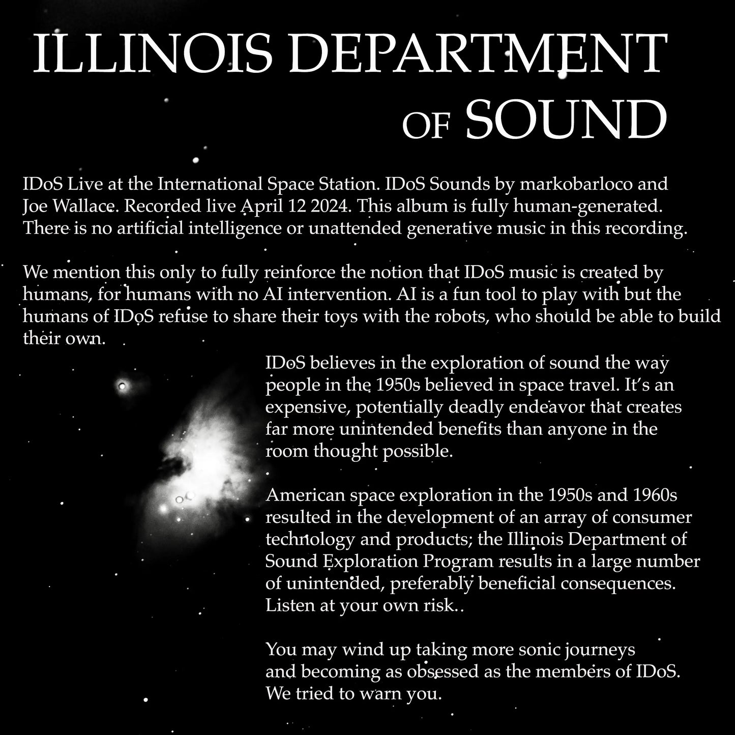 Illinois Department of Sound Live from the International Space Station