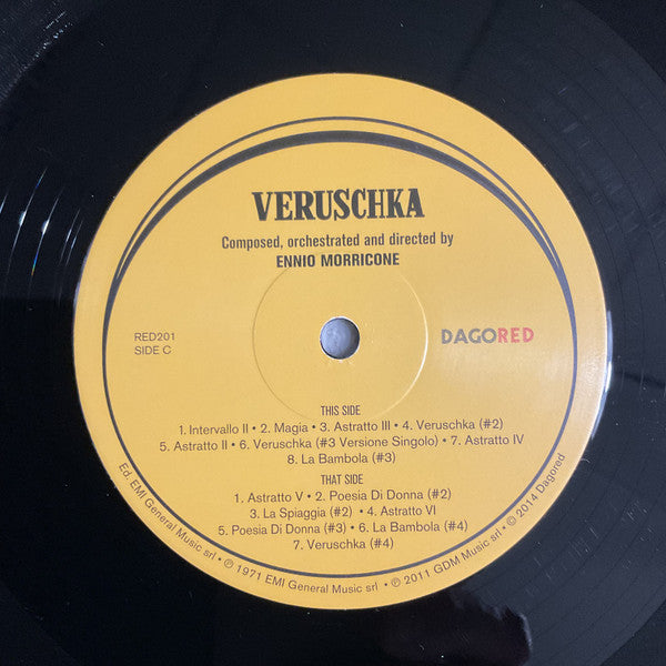 Ennio Morricone : Veruschka (Original Motion Picture Soundtrack) (2xLP, Album, Ltd, RE)