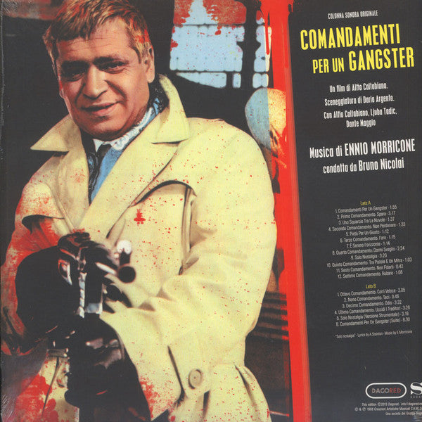 Ennio Morricone : Comandamenti Per Un Gangster (Colonna Sonora Originale) (LP, Album, Ltd, RE, Gre)